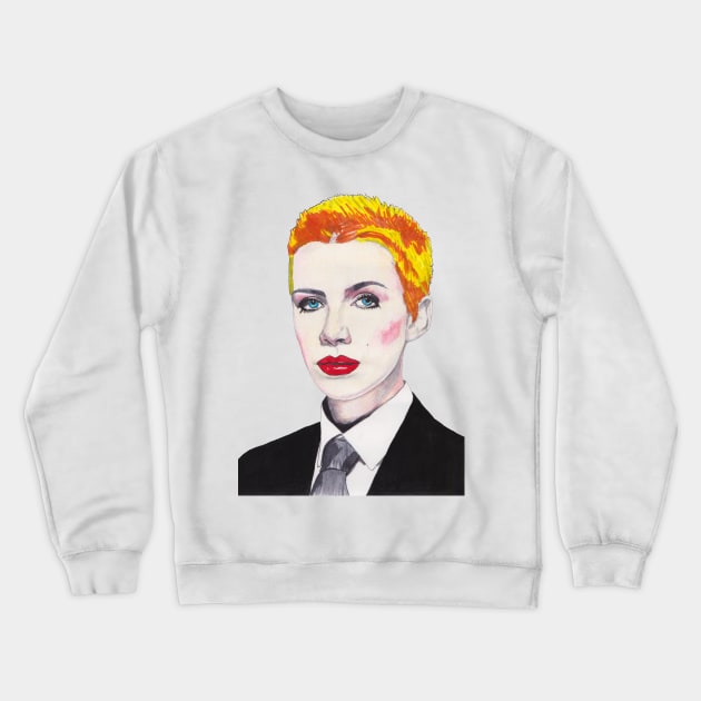 Annie Lennox Crewneck Sweatshirt by paulnelsonesch